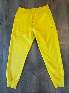 Polo by Ralph Lauren Women’s Bright Yellow Drawstring Sweatpants
